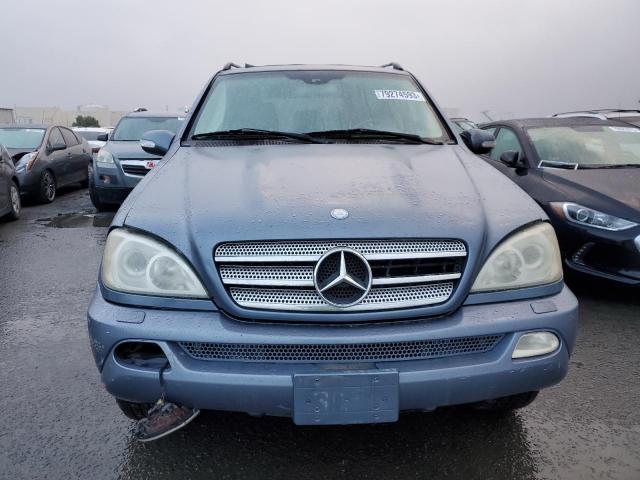 4JGAB75E05A531434 - 2005 MERCEDES-BENZ ML 500 BLUE photo 5