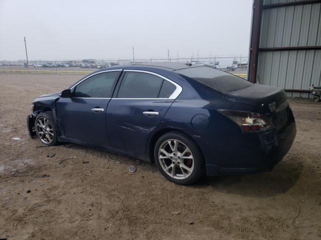 1N4AA5AP1DC822861 - 2013 NISSAN MAXIMA S BLUE photo 2