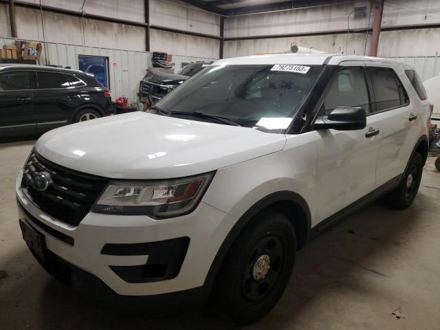 1FM5K8AR7JGA15921 - 2018 FORD EXPLORER POLICE INTERCEPTOR WHITE photo 1