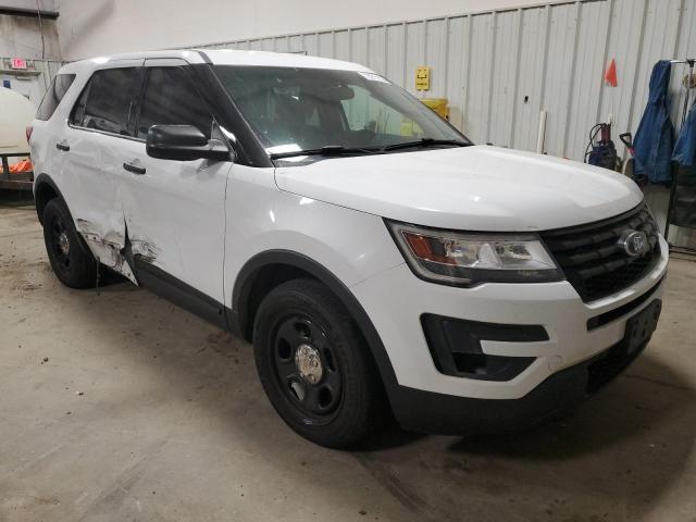 1FM5K8AR7JGA15921 - 2018 FORD EXPLORER POLICE INTERCEPTOR Weiß Foto 4