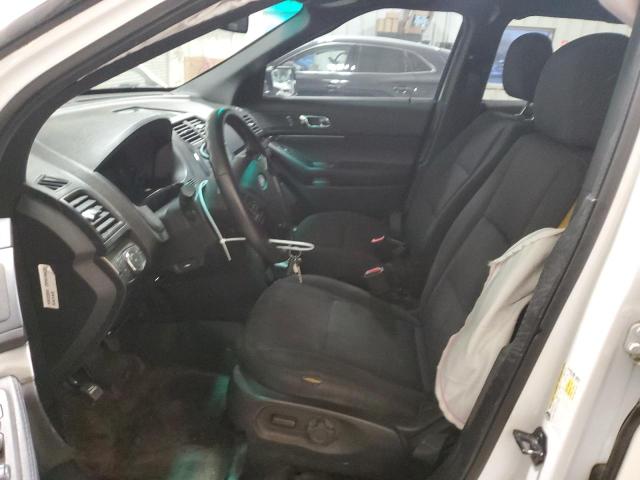 1FM5K8AR7JGA15921 - 2018 FORD EXPLORER POLICE INTERCEPTOR Weiß Foto 7