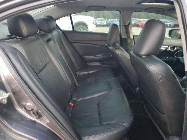 19XFB2F91EE082275 - 2014 HONDA CIVIC EXL ნაცრისფერი ფოტო 10