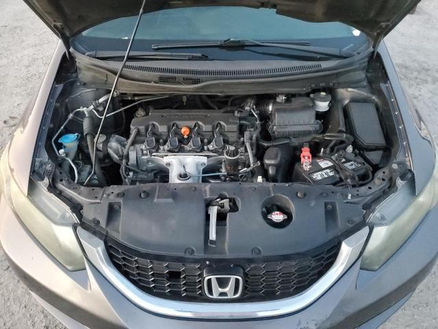 19XFB2F91EE082275 - 2014 HONDA CIVIC EXL ნაცრისფერი ფოტო 11