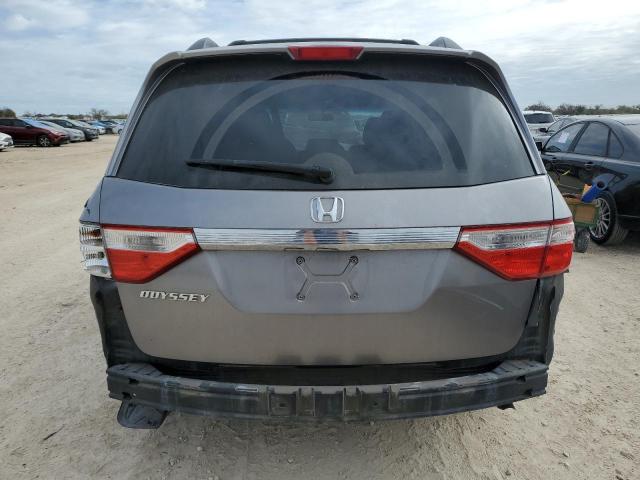 5FNRL5H4XBB052386 - 2011 HONDA ODYSSEY EX GRAY photo 6