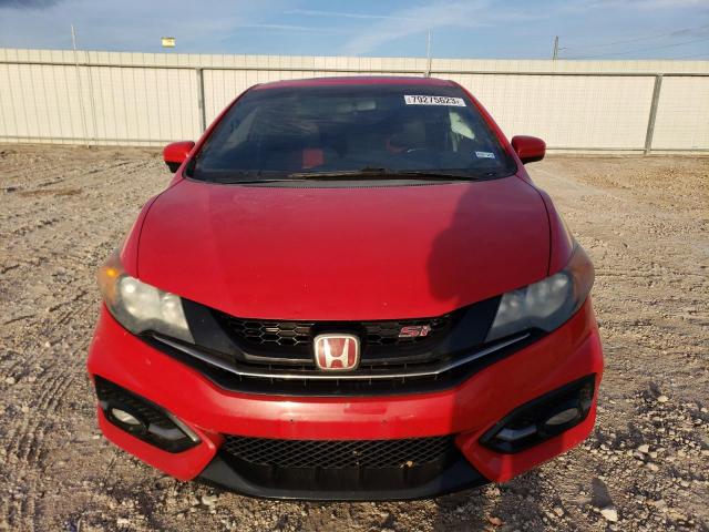 2HGFG4A56FH700053 - 2015 HONDA CIVIC SI RED photo 5