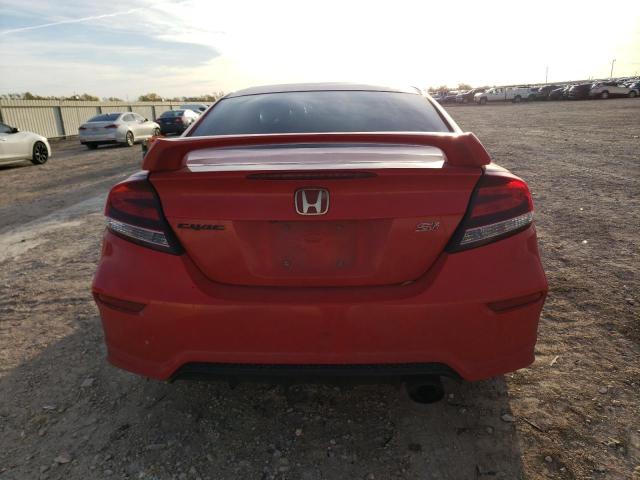 2HGFG4A56FH700053 - 2015 HONDA CIVIC SI RED photo 6