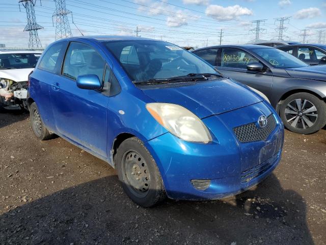 JTDJT923775096133 - 2007 TOYOTA YARIS BLUE photo 4