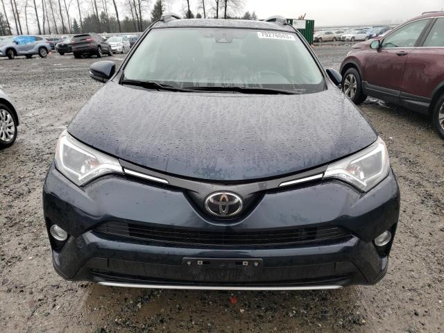 JTMRFREV1HJ715860 - 2017 TOYOTA RAV4 XLE BLUE photo 5