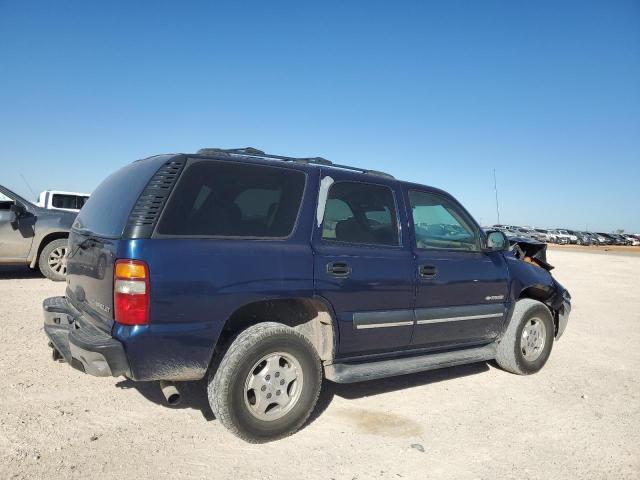 1GNEC13V73R156117 - 2003 CHEVROLET TAHOE C1500 BLUE photo 3