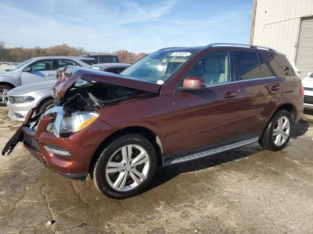 4JGDA5HB3DA109310 - 2013 MERCEDES-BENZ ML 350 4MATIC BURGUNDY photo 1