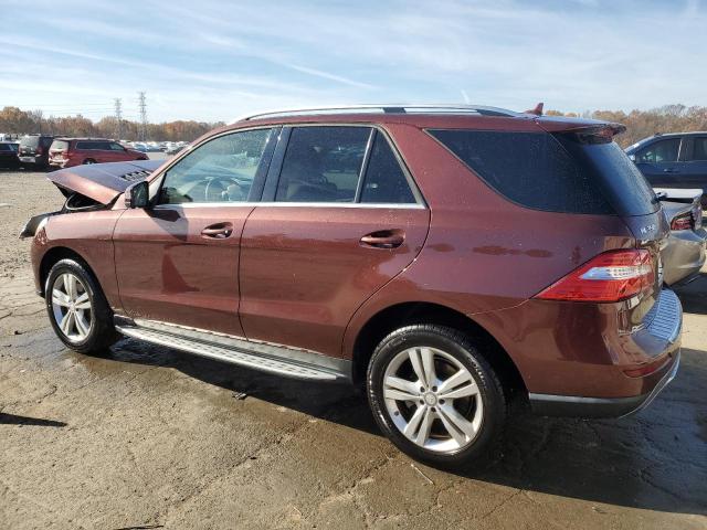 4JGDA5HB3DA109310 - 2013 MERCEDES-BENZ ML 350 4MATIC BURGUNDY photo 2