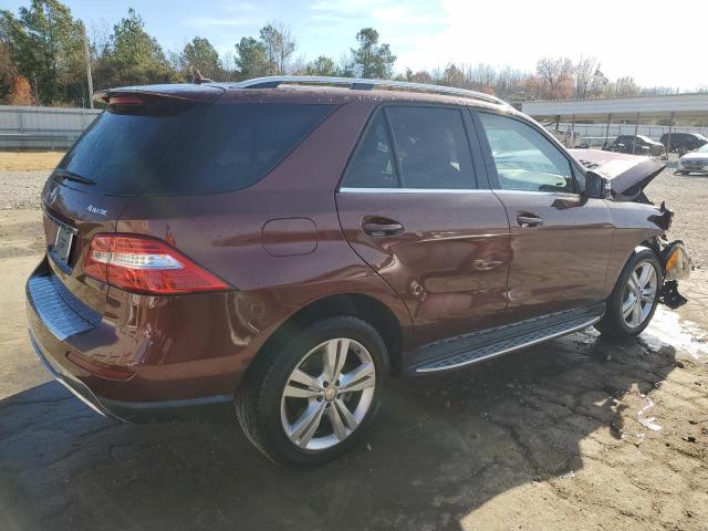 4JGDA5HB3DA109310 - 2013 MERCEDES-BENZ ML 350 4MATIC BURGUNDY photo 3