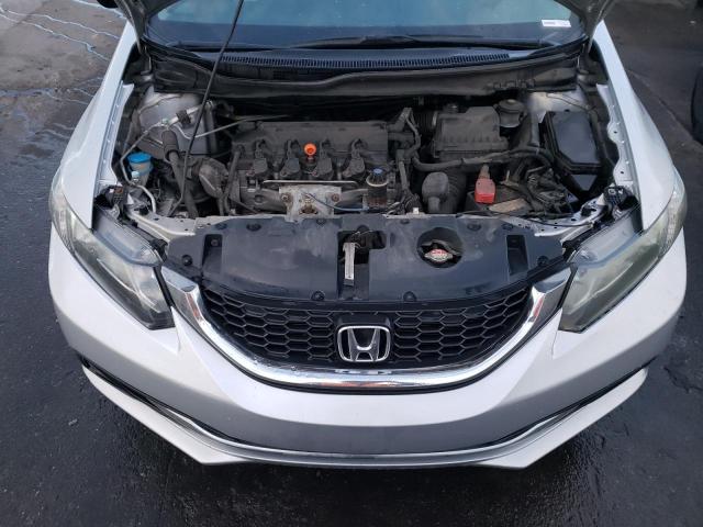 19XFB2F55FE111307 - 2015 HONDA CIVIC LX SILVER photo 11