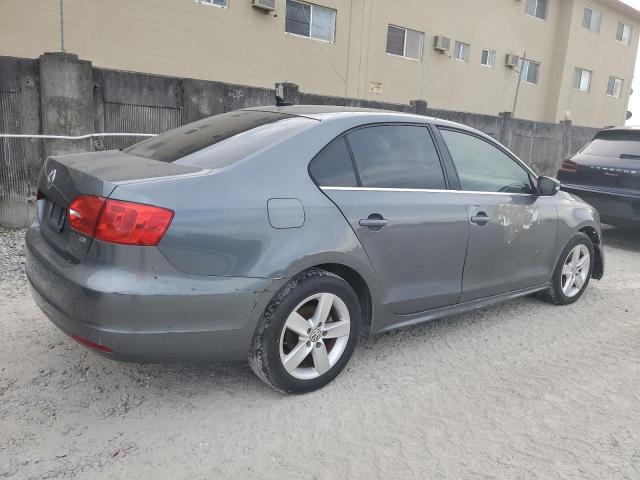 3VWLL7AJ1DM279494 - 2013 VOLKSWAGEN JETTA TDI GRAY photo 3