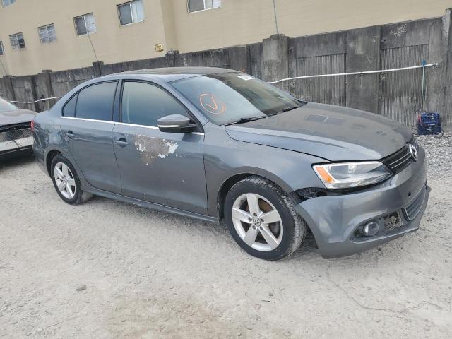 3VWLL7AJ1DM279494 - 2013 VOLKSWAGEN JETTA TDI GRAY photo 4