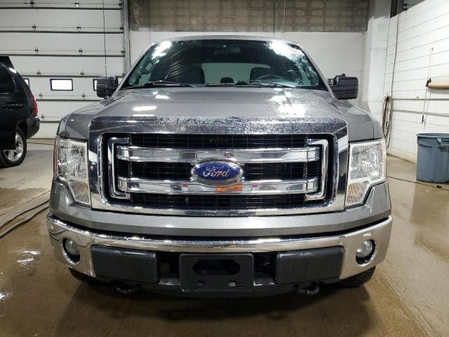 1FTFW1EFXDKE17762 - 2013 FORD F150 SUPERCREW GRAY photo 5