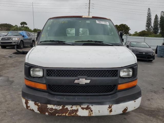 1GCFG15X981175144 - 2008 CHEVROLET EXPRESS CA WHITE photo 5