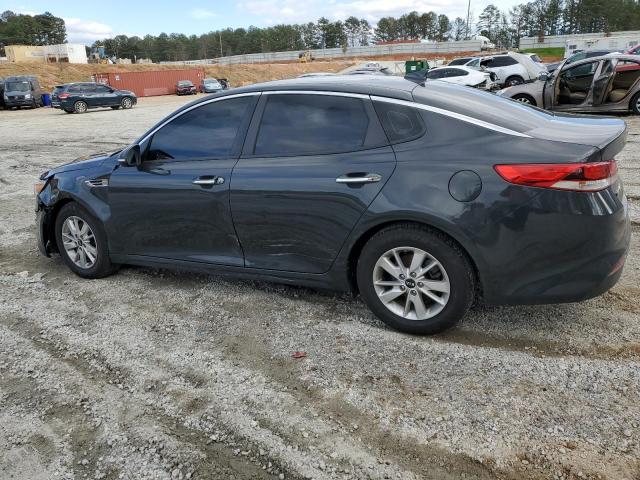 KNAGT4L33G5079614 - 2016 KIA OPTIMA LX GRAY photo 2