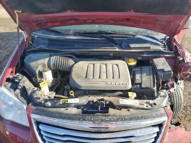 2C4RC1CG4ER304491 - 2014 CHRYSLER TOWN & COU TOURING L RED photo 12