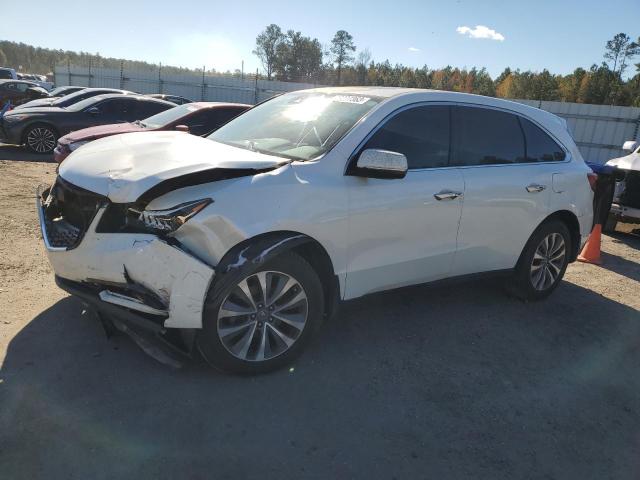 5FRYD3H69GB005791 - 2016 ACURA MDX TECHNOLOGY WHITE photo 1