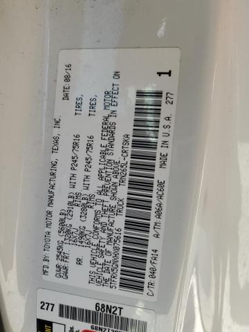 5TFRX5GNXHX075616 - 2017 TOYOTA TACOMA ACCESS CAB Ақ фото 13