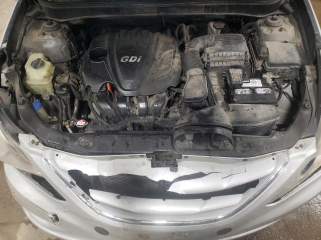 5NPEB4AC1CH444995 - 2012 HYUNDAI SONATA GLS SILVER photo 11