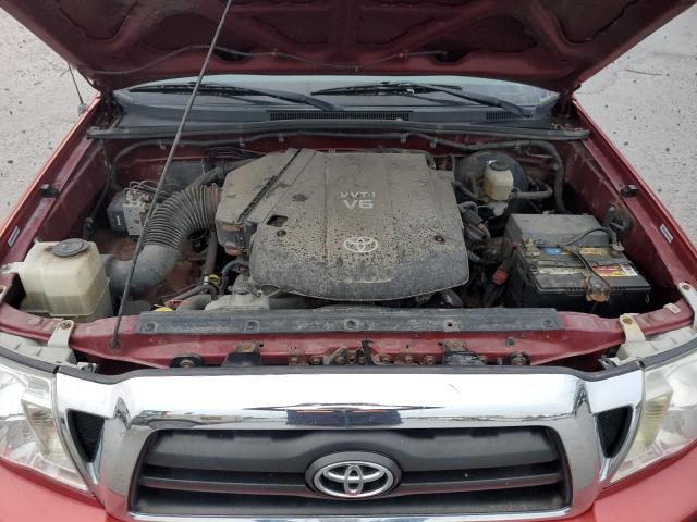 5TEUU42N78Z570630 - 2008 TOYOTA TACOMA ACCESS CAB Қызыл фото 11