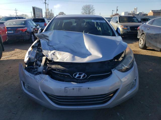 KMHDH4AE1BU168524 - 2011 HYUNDAI ELANTRA GLS SILVER photo 5