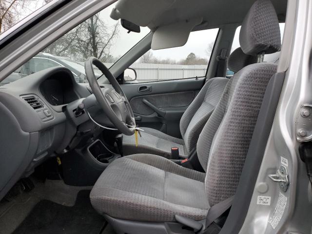 2HGEJ661XYH587581 - 2000 HONDA CIVIC BASE 银色 照片 7