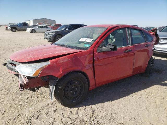 1FAHP34N48W264956 - 2008 FORD FOCUS S/SE RED photo 1