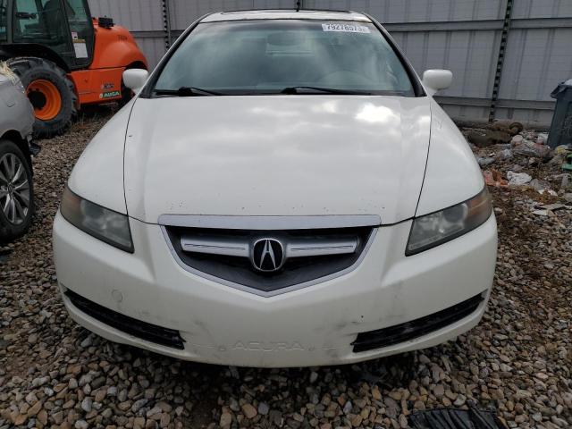 19UUA66235A043261 - 2005 ACURA TL WHITE photo 5