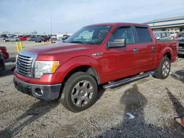 1FTFW1EF0BFA70660 - 2011 FORD F150 SUPERCREW RED photo 1