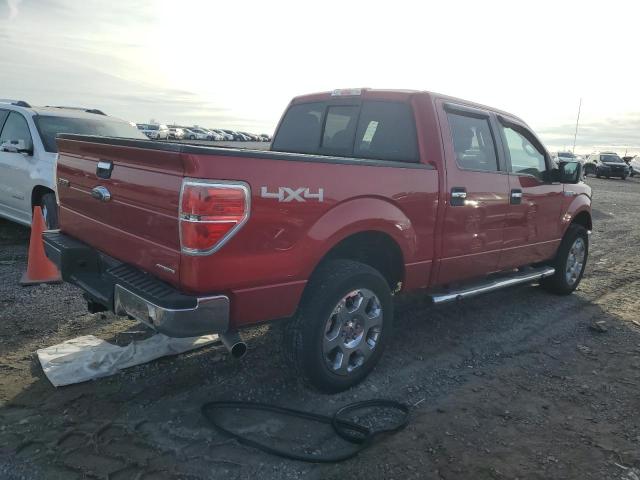 1FTFW1EF0BFA70660 - 2011 FORD F150 SUPERCREW RED photo 3