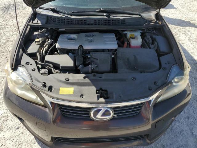 JTHKD5BH7D2158955 - 2013 LEXUS CT 200 BLACK photo 11