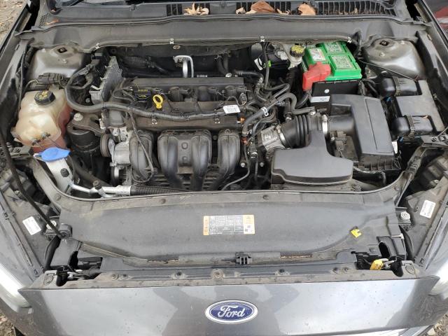 3FA6P0H71GR162632 - 2016 FORD FUSION SE GRAY photo 11