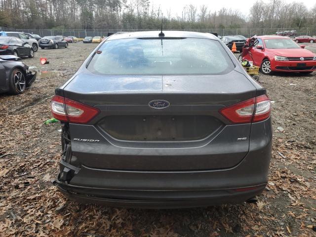 3FA6P0H71GR162632 - 2016 FORD FUSION SE GRAY photo 6