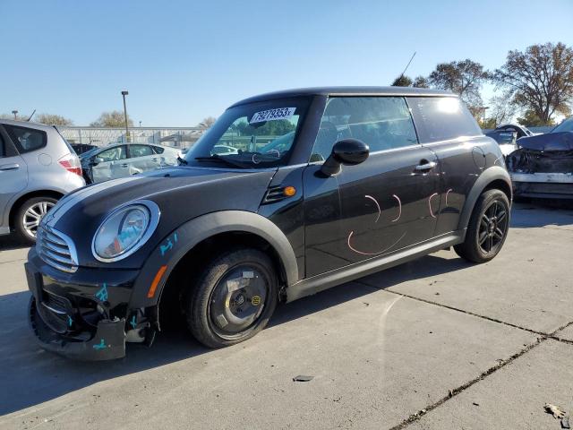 WMWSU3C56CT257458 - 2012 MINI COOPER BLACK photo 1