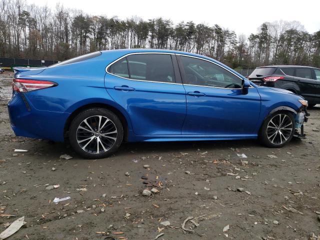 4T1B11HK0JU111882 - 2018 TOYOTA CAMRY L BLUE photo 3