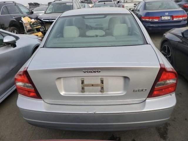 YV1TS92D531315672 - 2003 VOLVO S80 SILVER photo 6