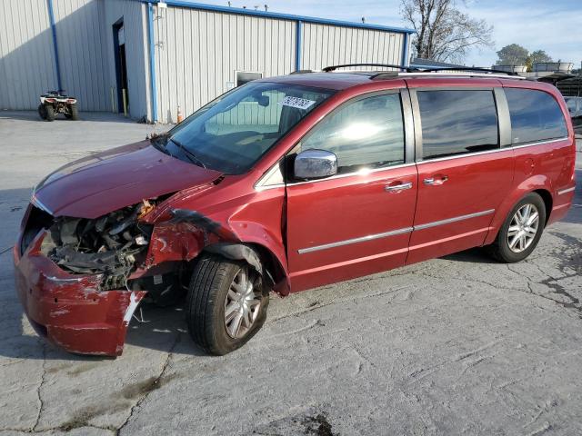 2A8HR64X98R639376 - 2008 CHRYSLER TOWN & COU LIMITED MAROON photo 1