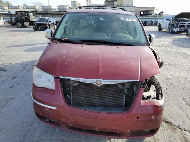 2A8HR64X98R639376 - 2008 CHRYSLER TOWN & COU LIMITED MAROON photo 5