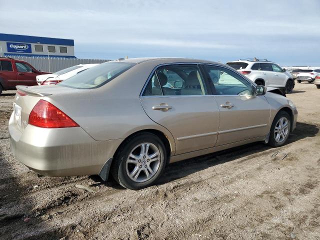 1HGCM568X7A136928 - 2007 HONDA ACCORD EX GOLD photo 3