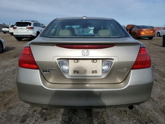 1HGCM568X7A136928 - 2007 HONDA ACCORD EX GOLD photo 6