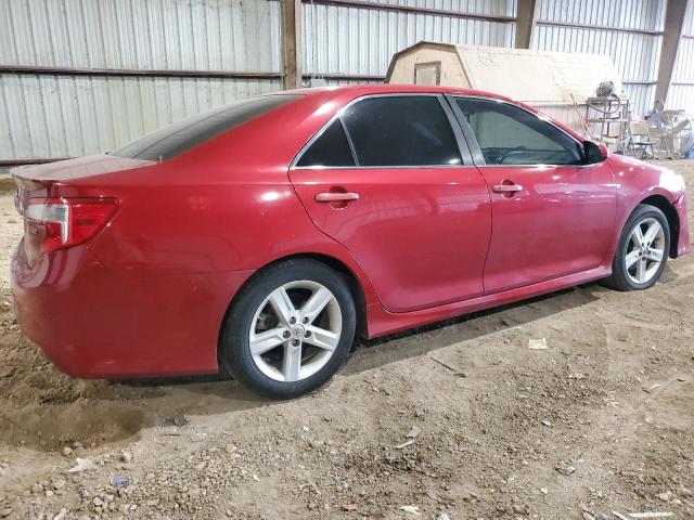 4T1BF1FK8EU836513 - 2014 TOYOTA CAMRY L RED photo 3