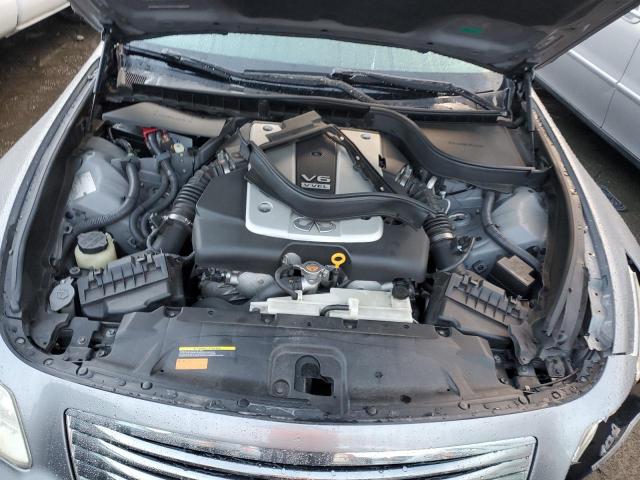 JNKCV61E79M306404 - 2009 INFINITI G37 BASE GRAY photo 11