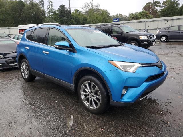 JTMYFREV2JJ156322 - 2018 TOYOTA RAV4 LIMITED BLUE photo 4