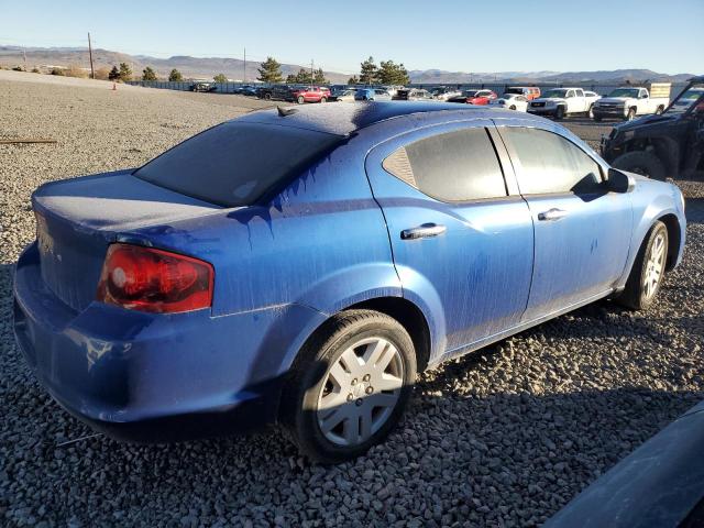 1C3CDZAB0DN754146 - 2013 DODGE AVENGER SE BLUE photo 3