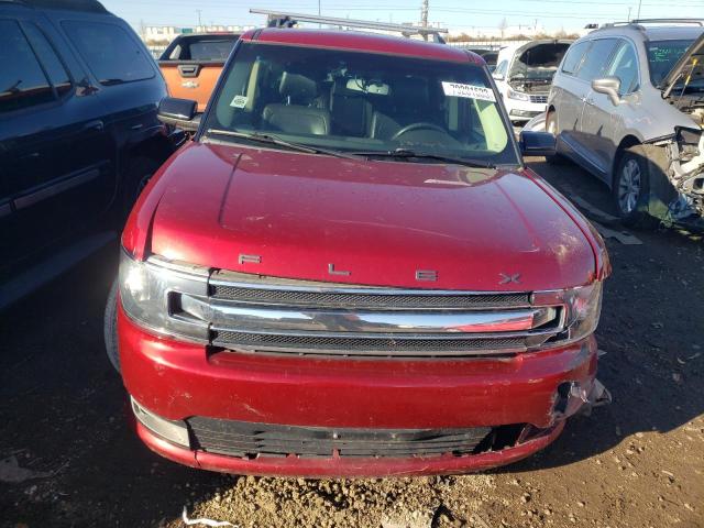 2FMHK6C8XFBA00334 - 2015 FORD FLEX SEL RED photo 5