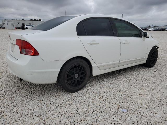 JHMFA16558S001885 - 2008 HONDA CIVIC LX WHITE photo 3