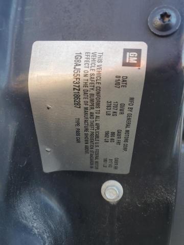 1G8AJ55F37Z186287 - 2007 SATURN ION LEVEL 2 银色 照片 12